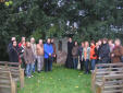 Mit Abt Berthold im Hofgarten